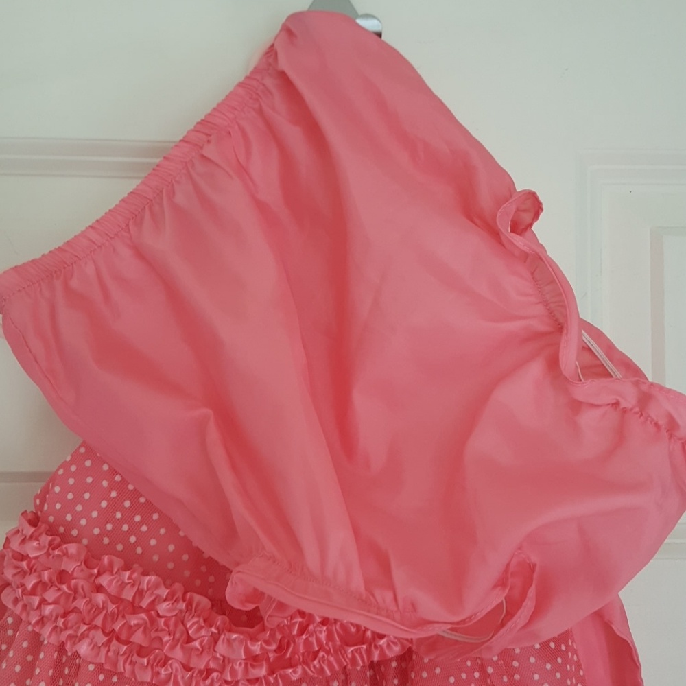 Rare Editions Pink Ruffle Dress 24m - Picture 6 of 6
